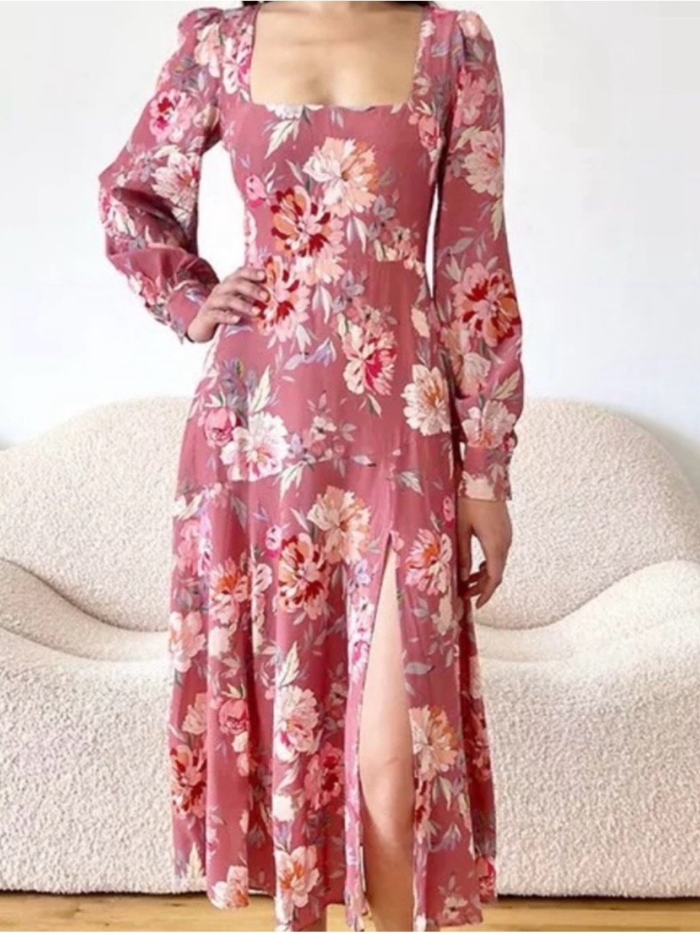 #FreePeople Yumi Kim Marlo
Floral midi dress SIZE XS